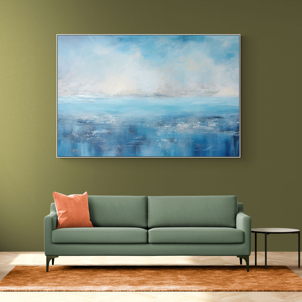 Seascape Blue Abstract 2 Wall Art