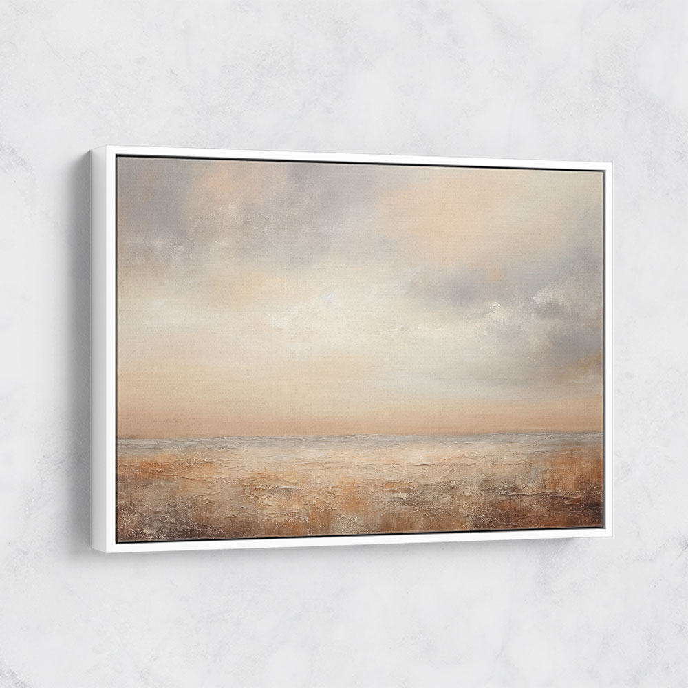 Seascape Brown Abstract 1 Wall Art