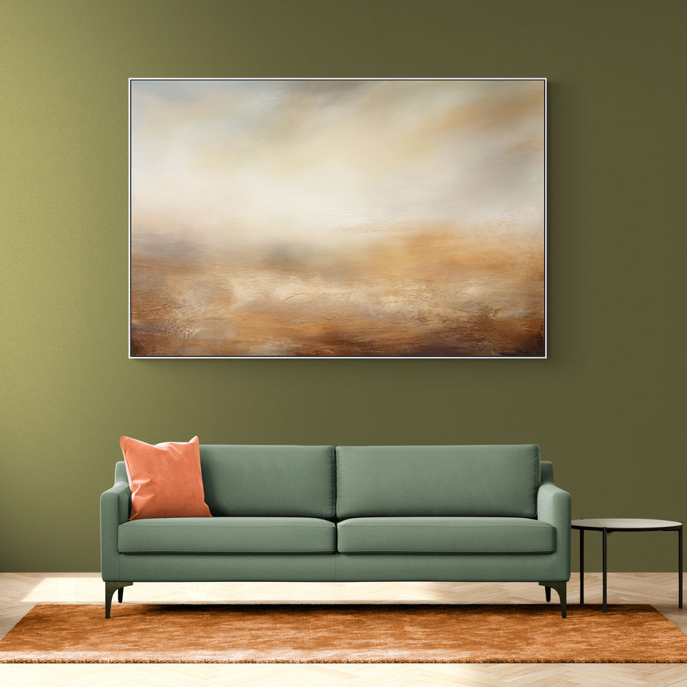 Seascape Brown Abstract 2 Wall Art
