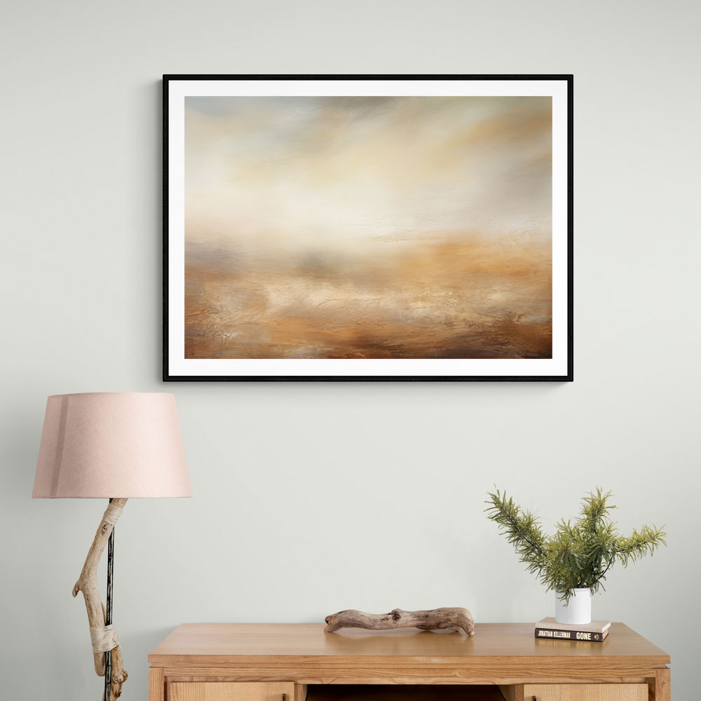 Seascape Brown Abstract 2 Wall Art