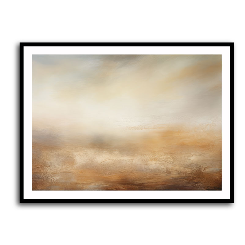 Seascape Brown Abstract 2 Wall Art