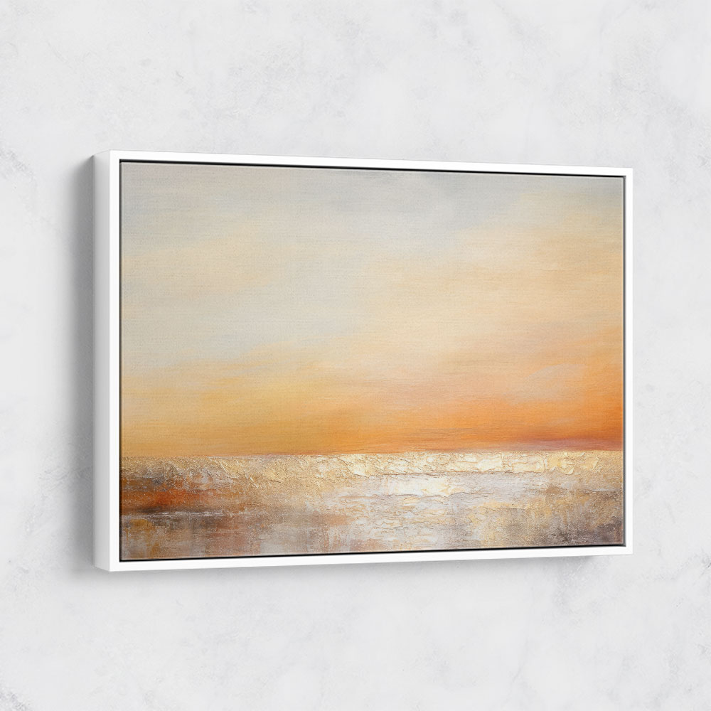Seascape Gold Abstract 1 Wall Art