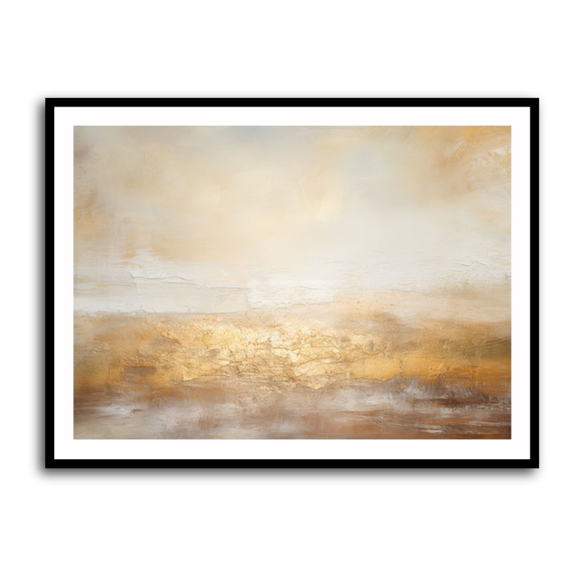 Seascape Gold Abstract 2 Wall Art