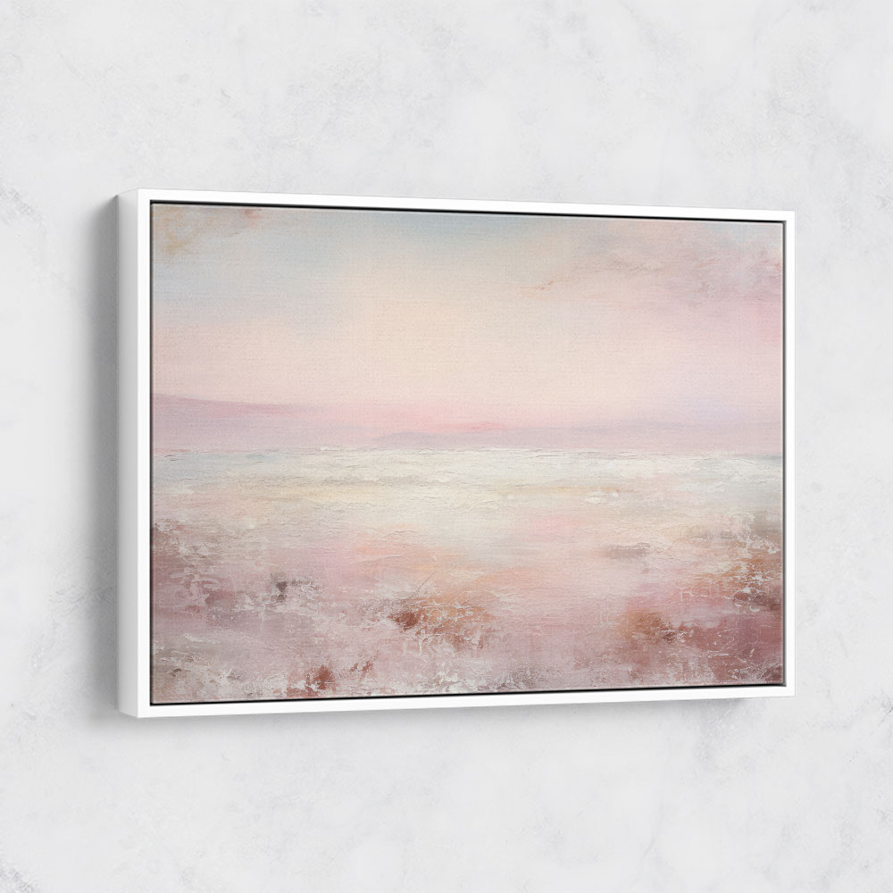 Seascape Pink Abstract 1 Wall Art