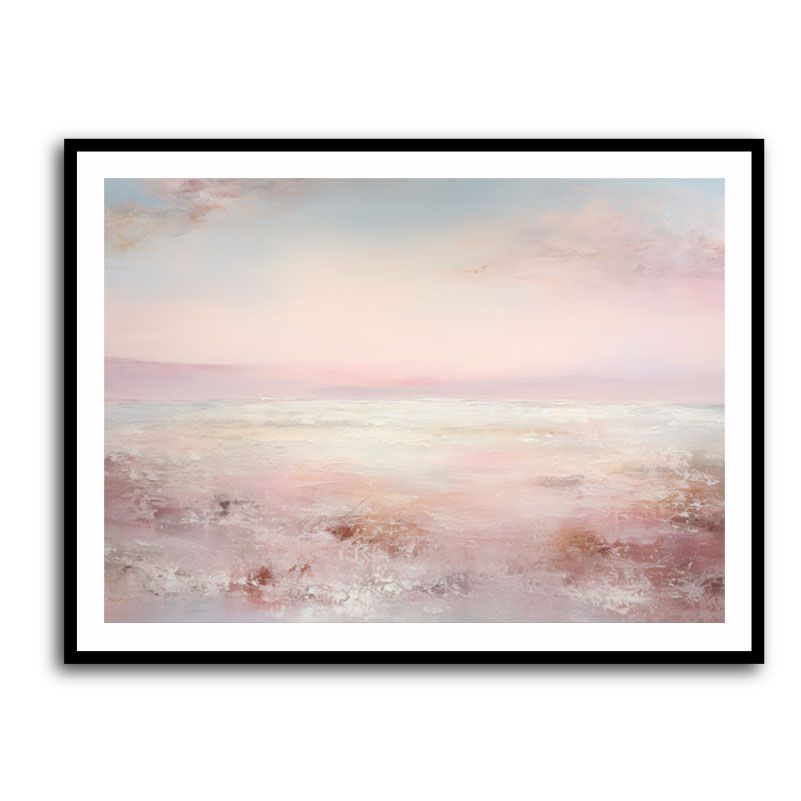 Seascape Pink Abstract 1 Wall Art