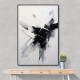 Black Brush Strokes 10 Abstract Wall Art