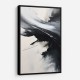 Black Brush Strokes 13 Abstract Wall Art