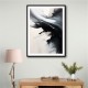 Black Brush Strokes 13 Abstract Wall Art
