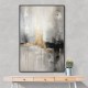 Black & Gold Stroke Abstract Wall Art