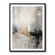 Black & Gold Stroke Abstract Wall Art