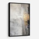 Silver Black & Gold Texture Abstract Wall Art
