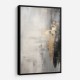 Silver Black & Gold Texture Abstract 1 Wall Art