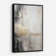 Silver Black & Gold Texture Abstract 2 Wall Art