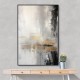 Silver Black & Gold Texture Abstract 3 Wall Art