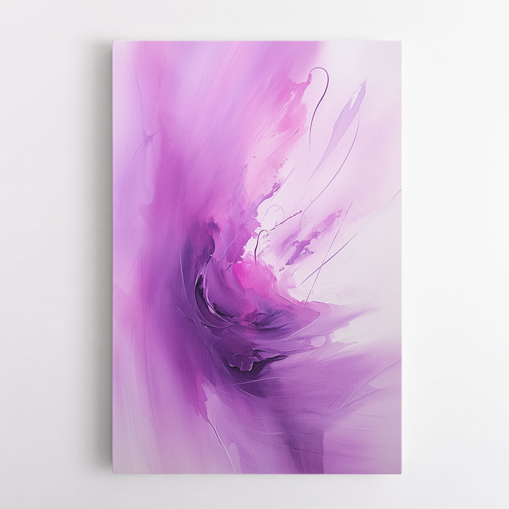 Purple Strokes Abstract 2