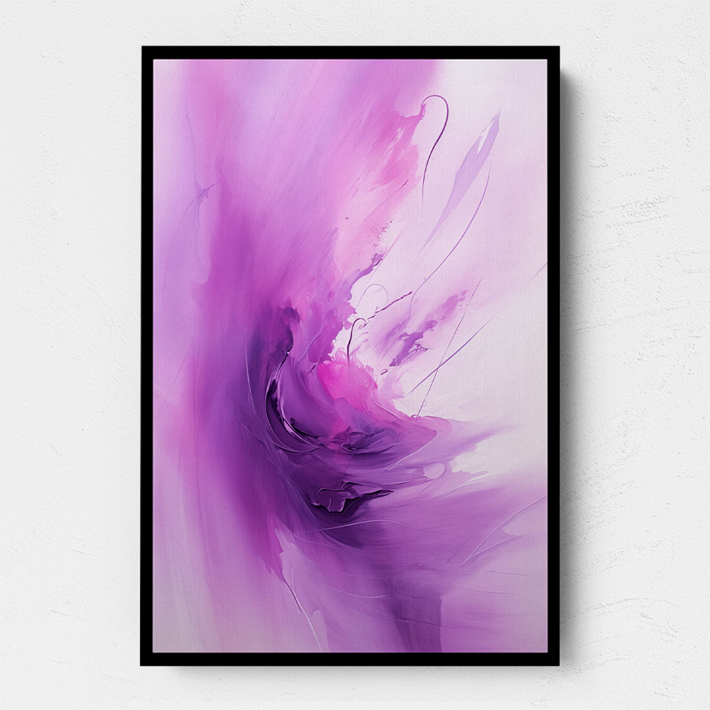 Purple Strokes Abstract 2