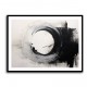 Black Circle Abstract Wall Art