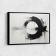 Black Circle 2 Abstract Wall Art