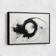 Black Circle 3 Abstract Wall Art
