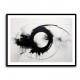 Black Circle 3 Abstract Wall Art