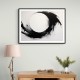 Black Circle 4 Abstract Wall Art