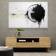 Black Circle 8 Abstract Wall Art