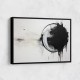 Black Circle 8 Abstract Wall Art