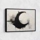 Black Circle 9 Abstract Wall Art