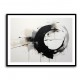 Black Circle 10 Abstract Wall Art