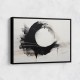 Black Circle 11 Abstract Wall Art