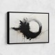 Black Circle 12 Abstract Wall Art