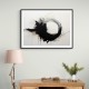 Black Circle 12 Abstract Wall Art