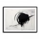 Black Circle 13 Abstract Wall Art