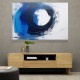 Blue Circle Abstract Wall Art