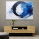 Blue Circle 2 Abstract Wall Art