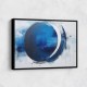 Blue Circle 3 Abstract Wall Art
