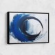 Blue Circle 4 Abstract Wall Art