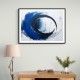 Blue Circle 4 Abstract Wall Art