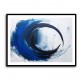Blue Circle 4 Abstract Wall Art