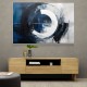 Blue Circle 5 Abstract Wall Art