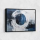Blue Circle 6 Abstract Wall Art