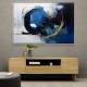 Blue Circle 9 Abstract Wall Art