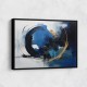 Blue Circle 9 Abstract Wall Art