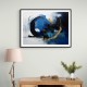 Blue Circle 9 Abstract Wall Art