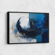 Blue Circle 13 Abstract Wall Art