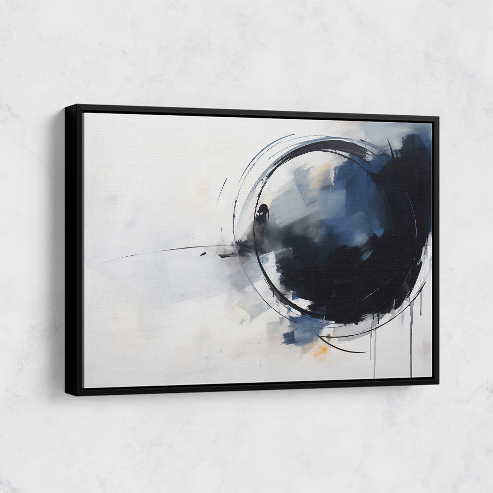 Blue Circle 16 Abstract Wall Art