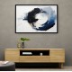 Blue Circle 17 Abstract Wall Art