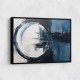 Blue Circle 18 Abstract Wall Art