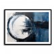 Blue Circle 18 Abstract Wall Art
