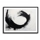 Black Circle 15 Abstract Wall Art